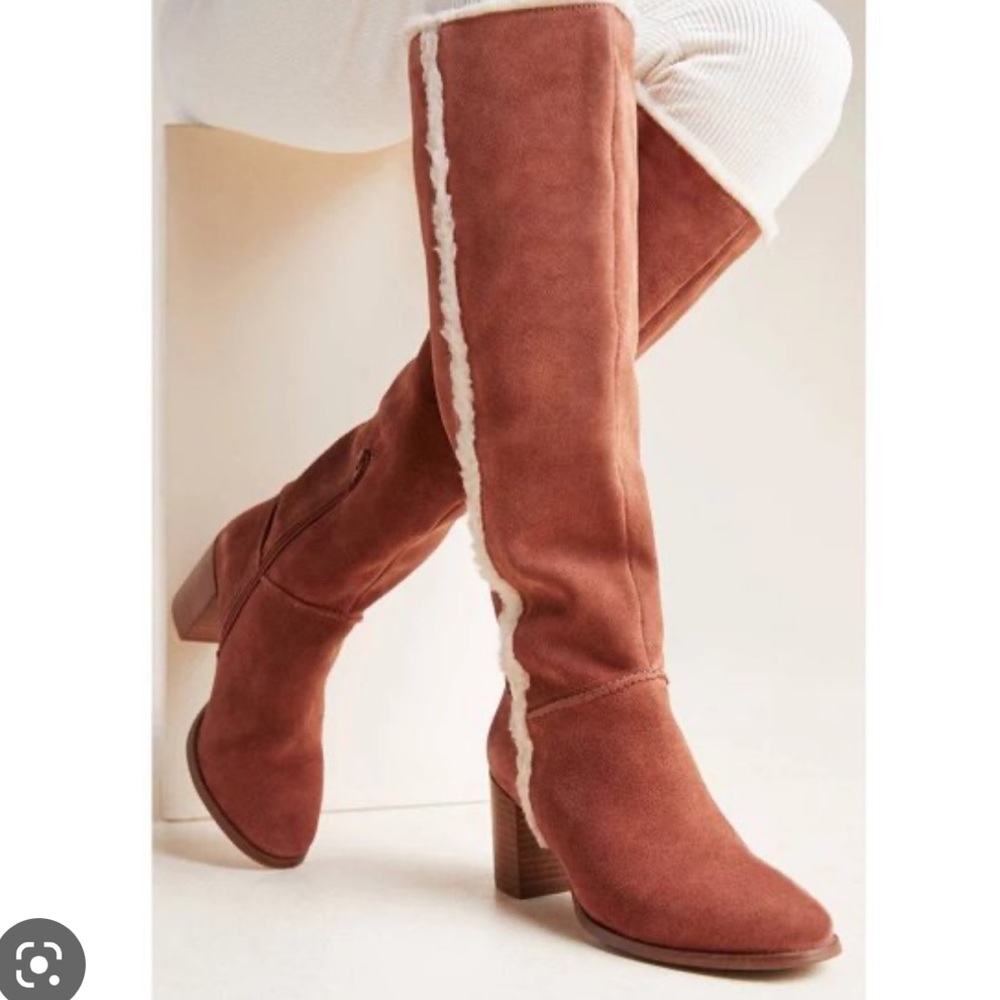 Seychelles Face to Face Knee High Shearling Boots